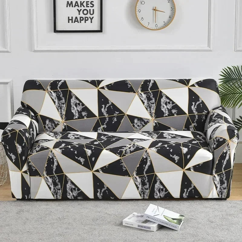 1pc Flower Printed Elastic Sofa Cover Spandex Furniture Protector