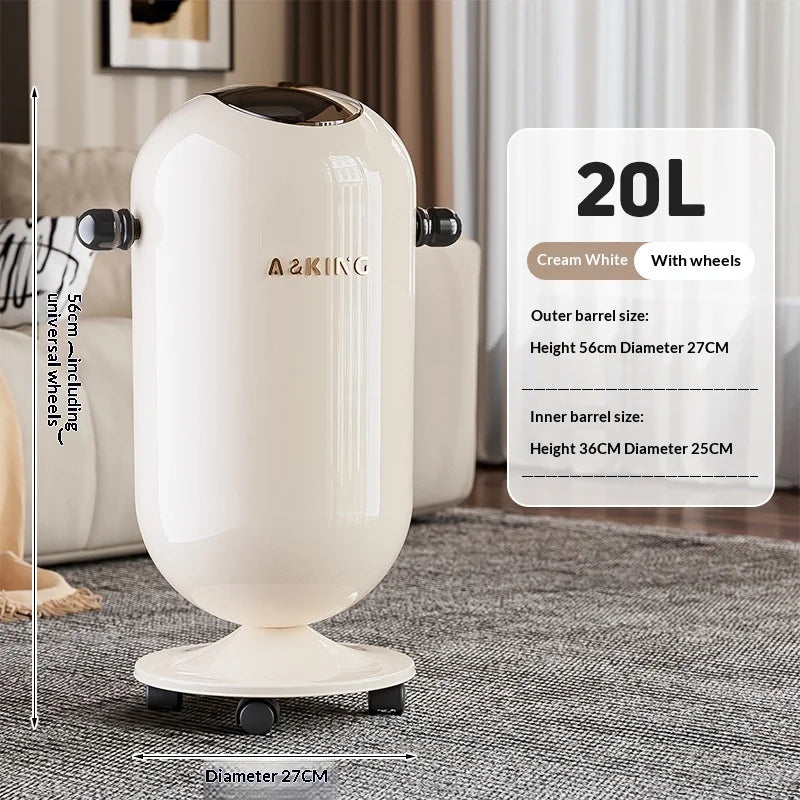Waste Bins Swing Lid Wheeled High Capacity Stylish