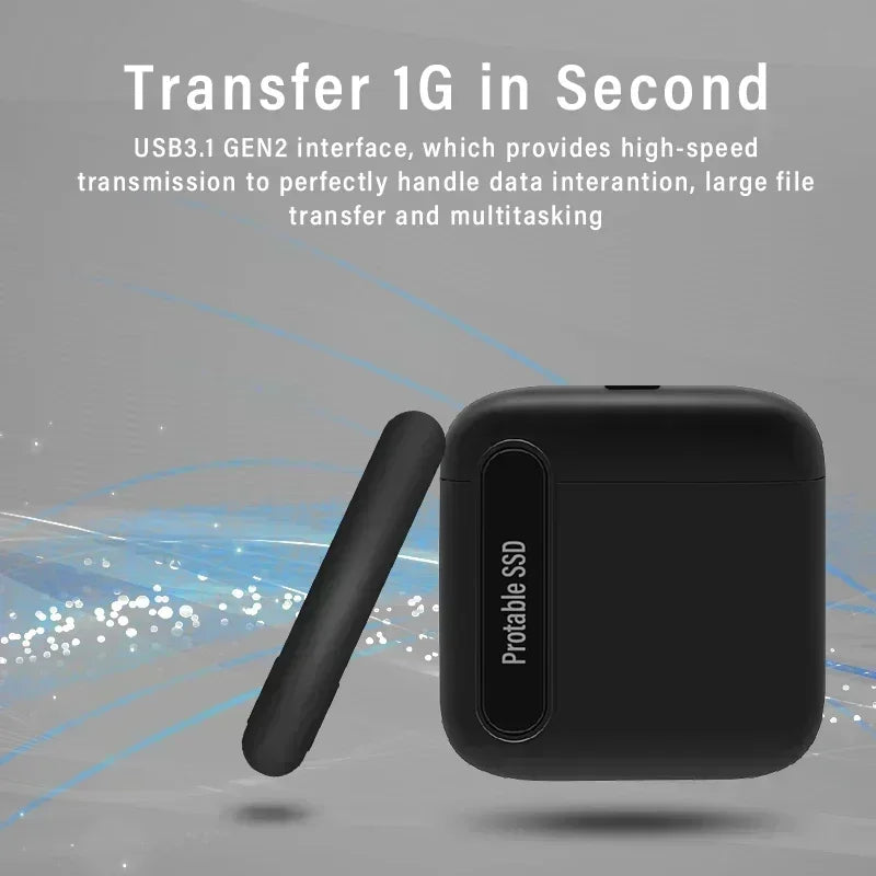 Original External for Laptop PC Desktop Hard Drive Portable SSD 2TB Hard Disk SSD USB3.1 Solid Drive Storage Device