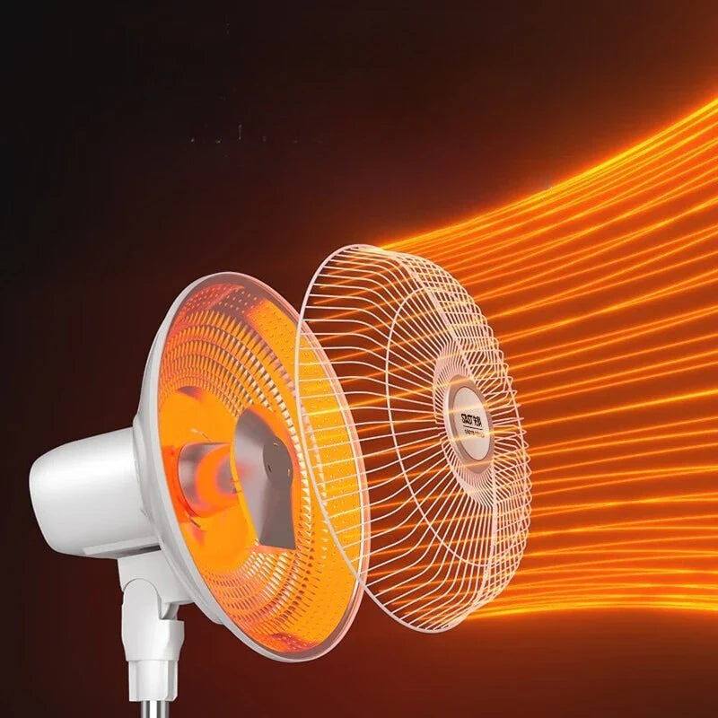Portable Electric Patio Heater Outdoor Energy Efficient Rapid Heating Silent Compact Camping Balcony Brasero Fire Pit Aquecedor