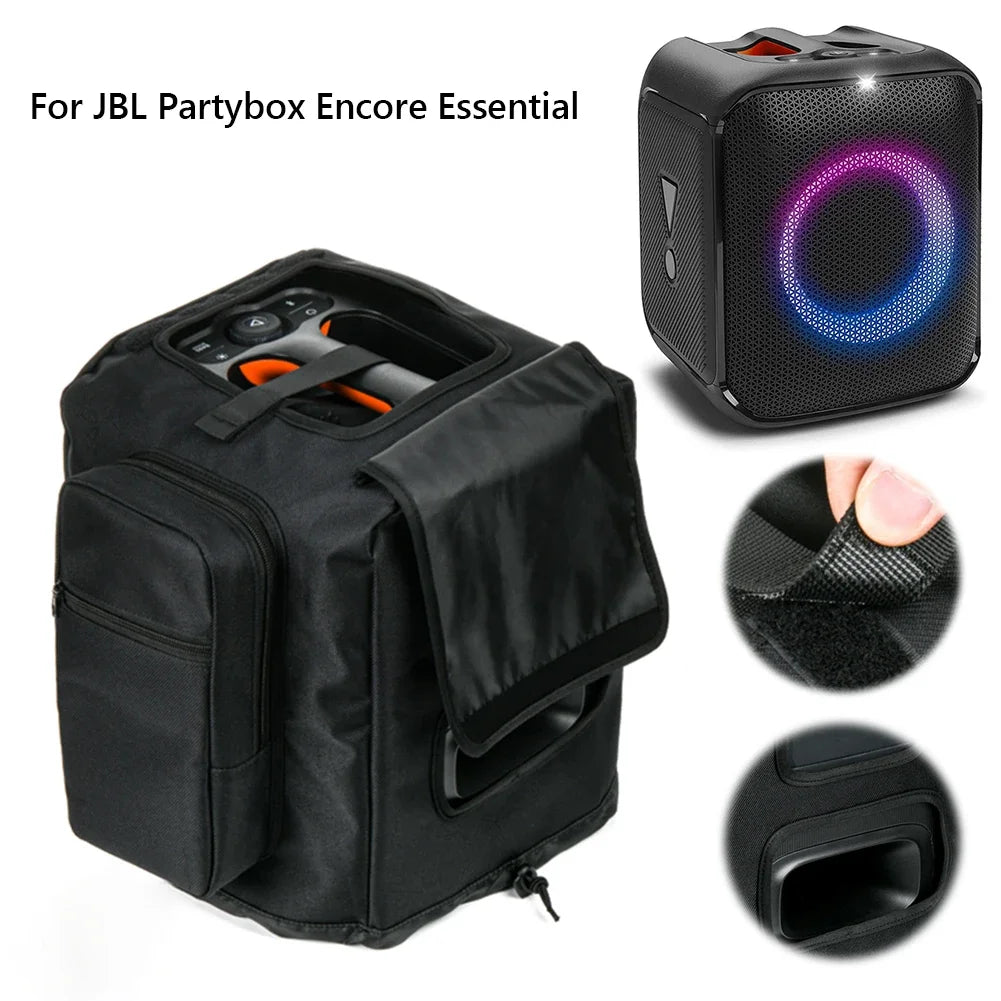 For JBL Partybox Encore Essential 2 Padded Speaker Protective Cover Shockproof