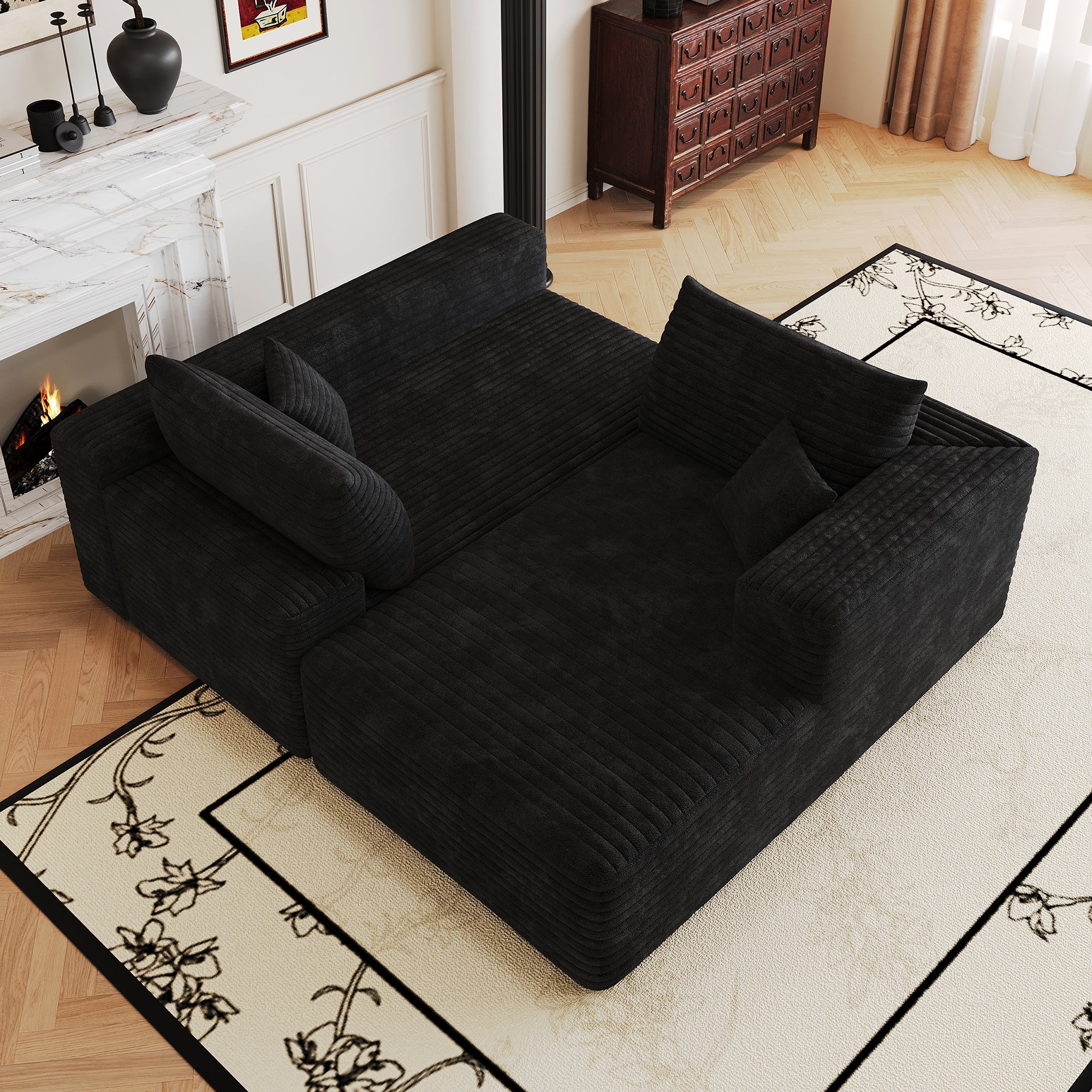 103" Cloud Sectional Sofa