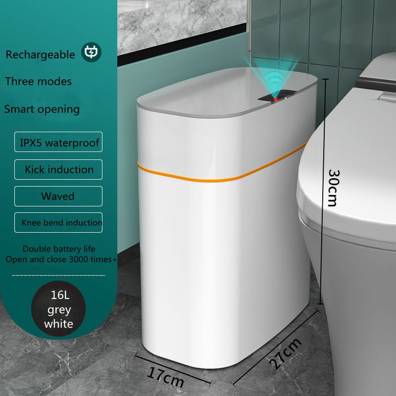 Smart Trash Can With Lid Bedside