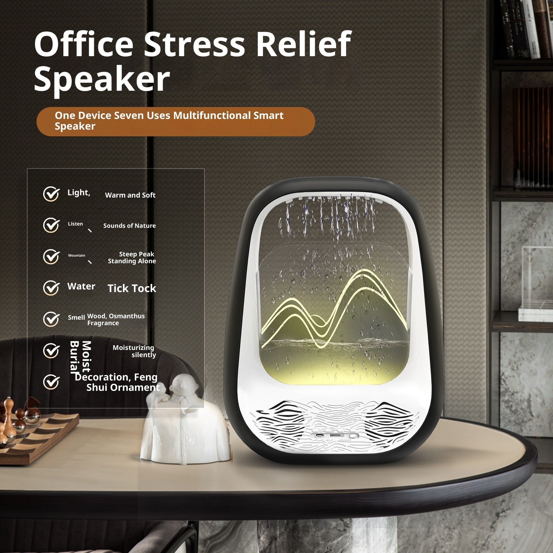 Water Drop Bluetooth Speaker Sleep Water Drop Decoration Speaker