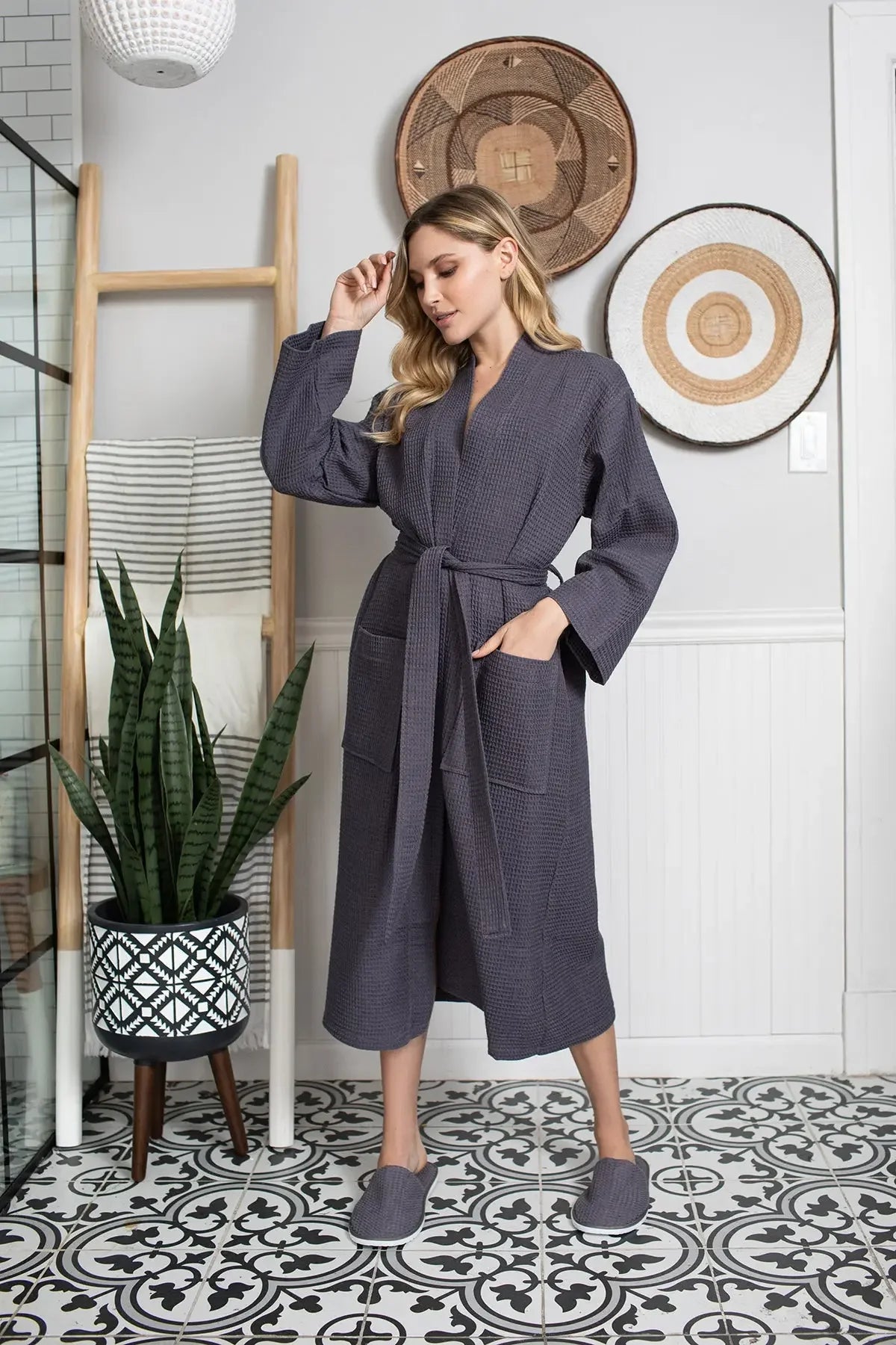 Waffle Robe Womens – Lightweight, Quick-Dry