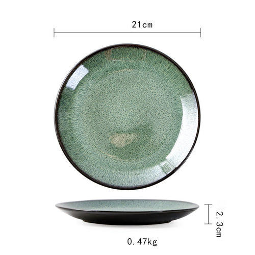 Vintage Japanese Style Ceramic Plates