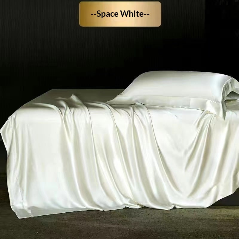 High-end Silk Four-piece Bedding Set Sheets And Duvet Cover