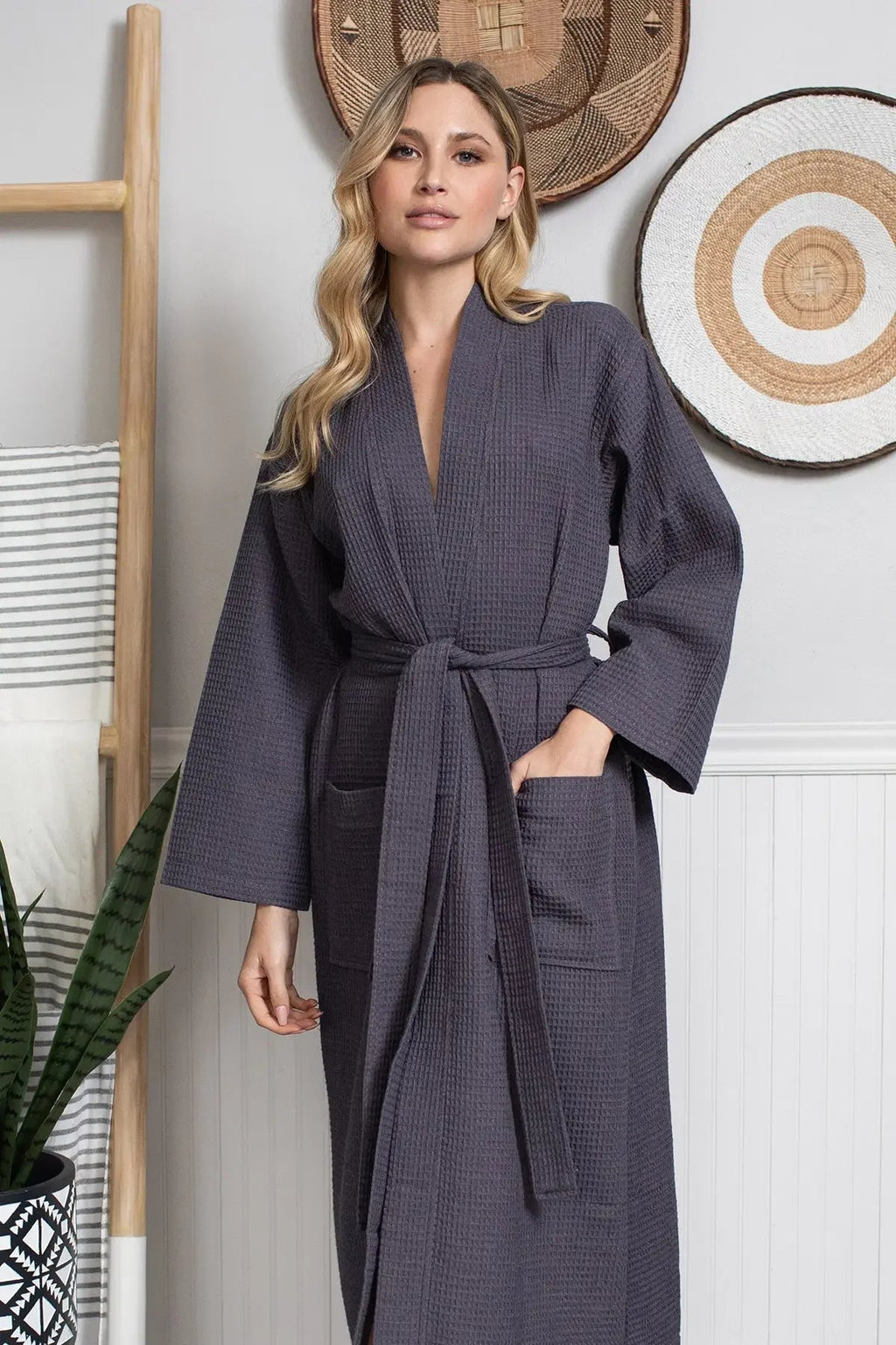 Waffle Robe Womens – Lightweight, Quick-Dry