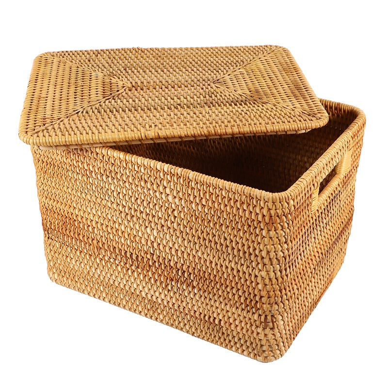 Handmade Rattan Storage Basket