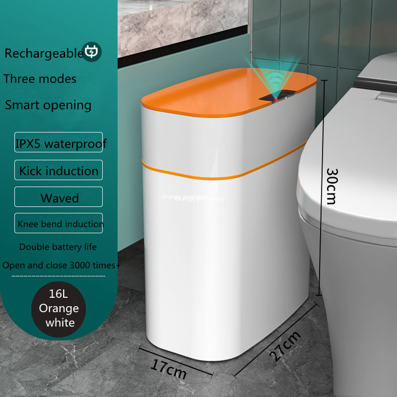 Smart Trash Can With Lid Bedside