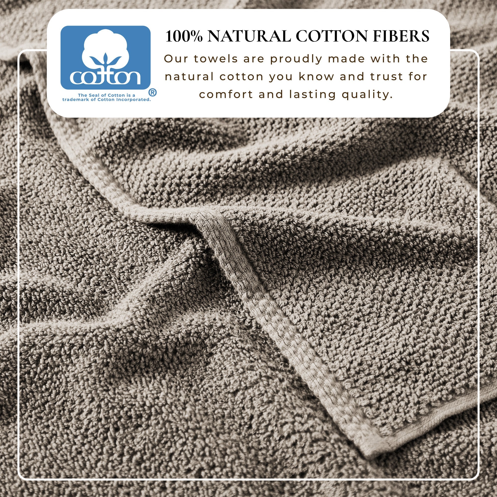 Cotton Textured Bath Towel Set - Acacia Collection