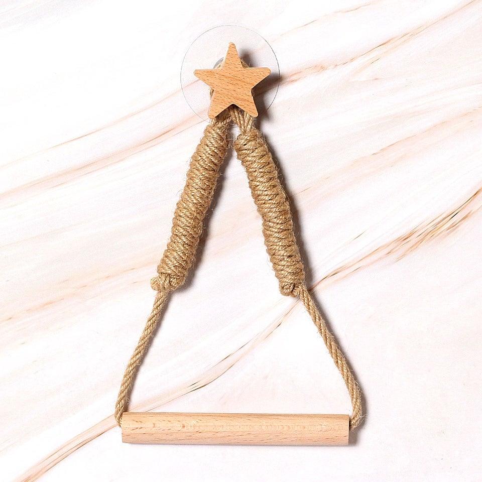 Many Styles Napkin Holders, Towel Dispenser, Hanging Rope Wooden Toilet Paper Holder