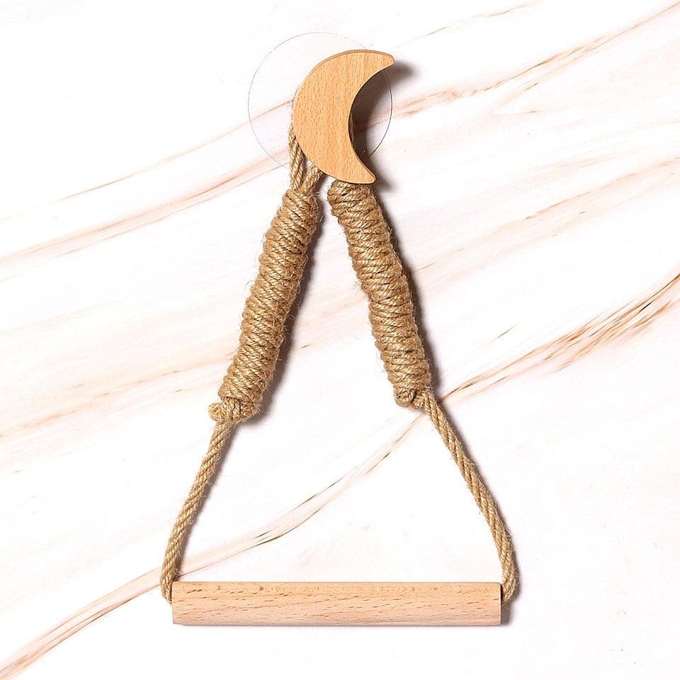 Many Styles Napkin Holders, Towel Dispenser, Hanging Rope Wooden Toilet Paper Holder