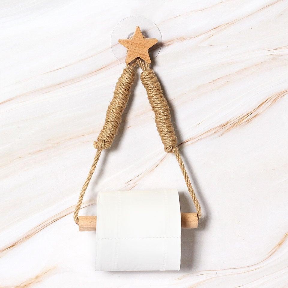 Many Styles Napkin Holders, Towel Dispenser, Hanging Rope Wooden Toilet Paper Holder