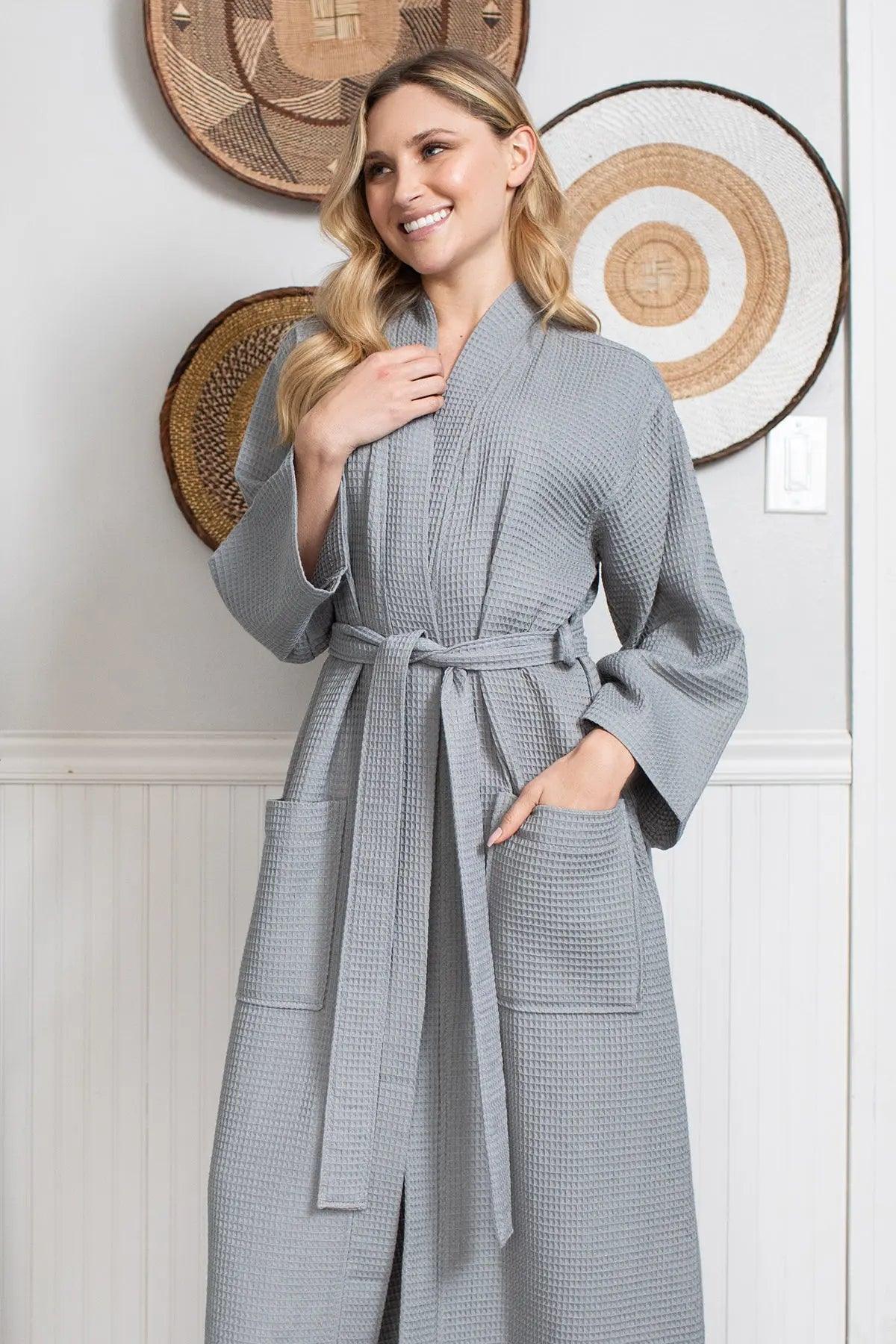 Waffle Robe Womens – Lightweight, Quick-Dry