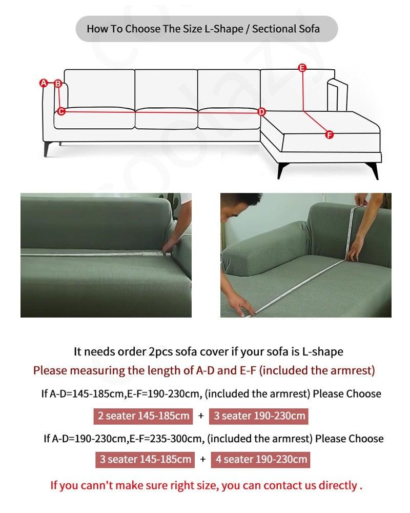 Elastic Waterproof Sofa Cover Stretch Sofa Covers Non-Slip Furniture Protector