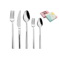 Luna Cucina 30-Piece Silverware Set - Stainless Steel Cutlery Service for 6