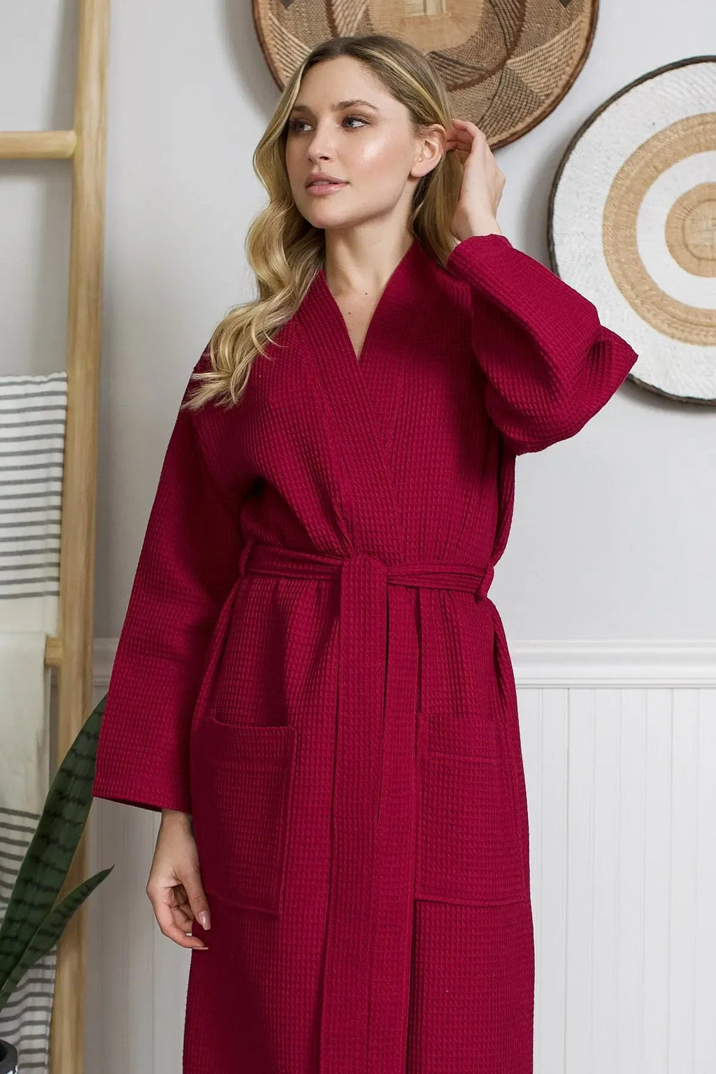 Waffle Robe Womens – Lightweight, Quick-Dry