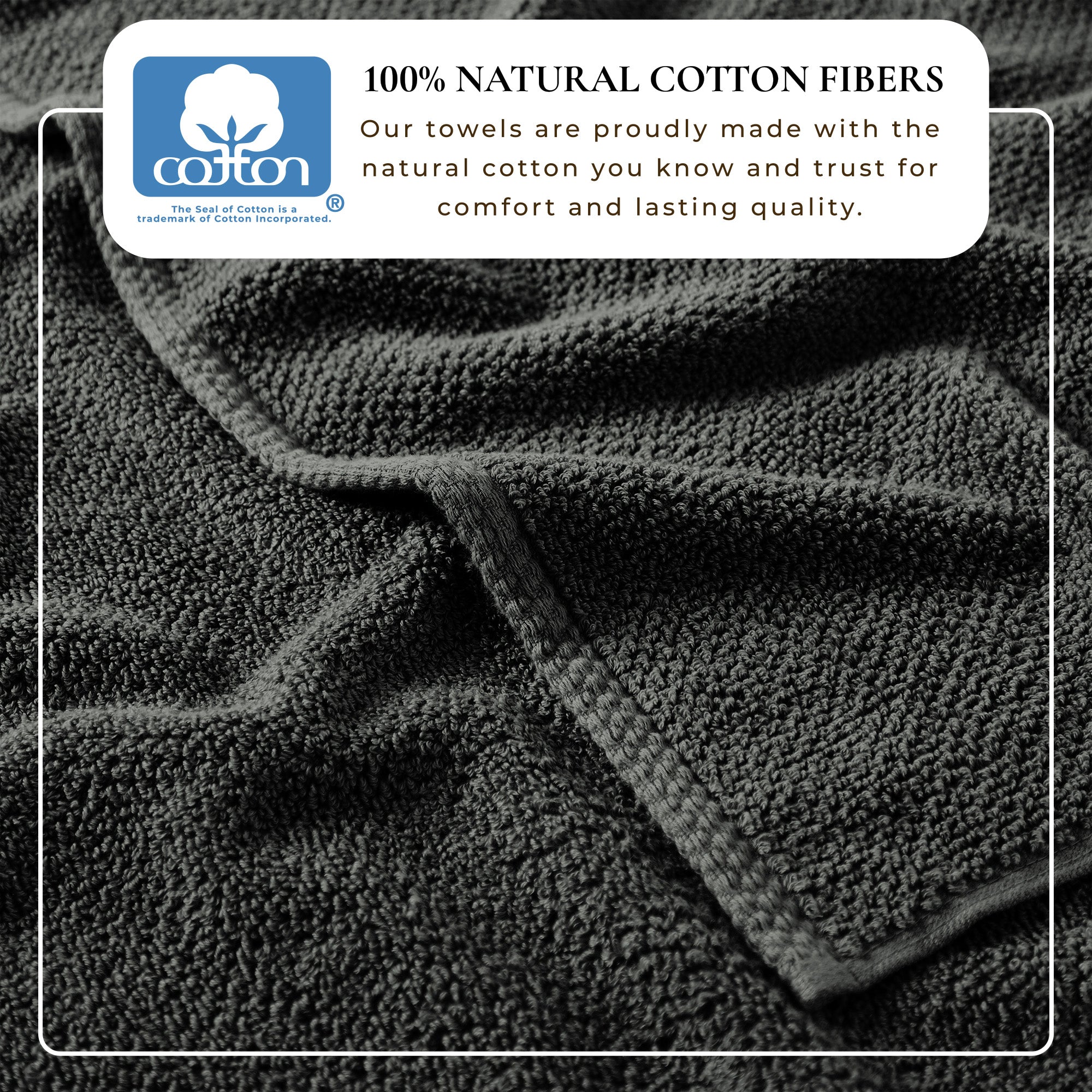 Cotton Textured Bath Towel Set - Acacia Collection