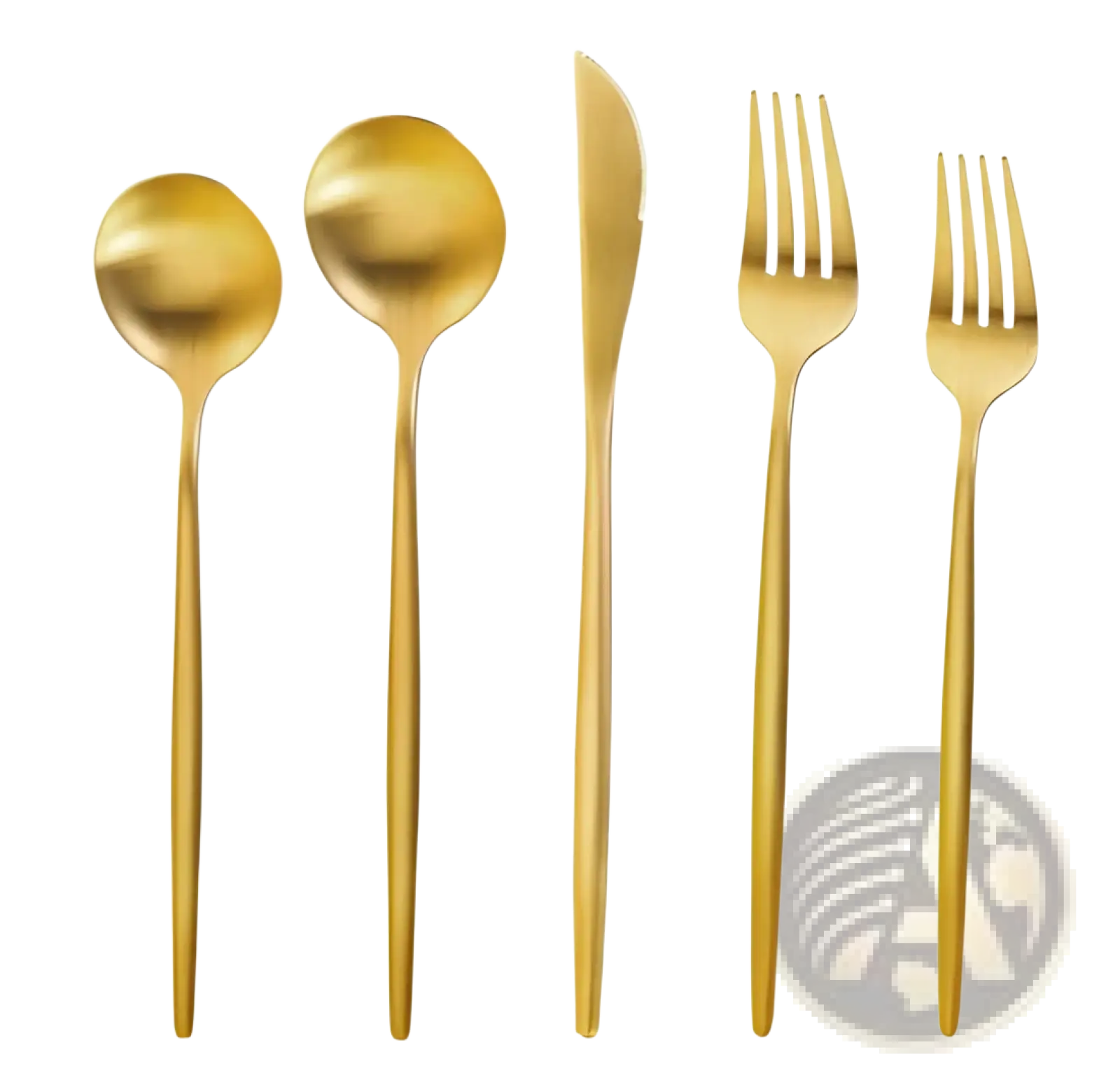 Stainless Steel Matte Cutlery Set Minimalist Flatware