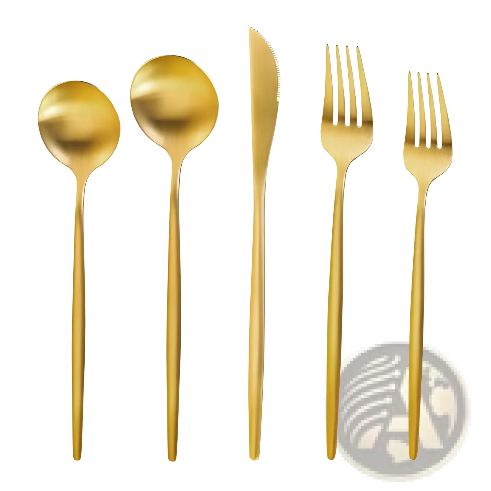 Stainless Steel Matte Cutlery Set Minimalist Flatware