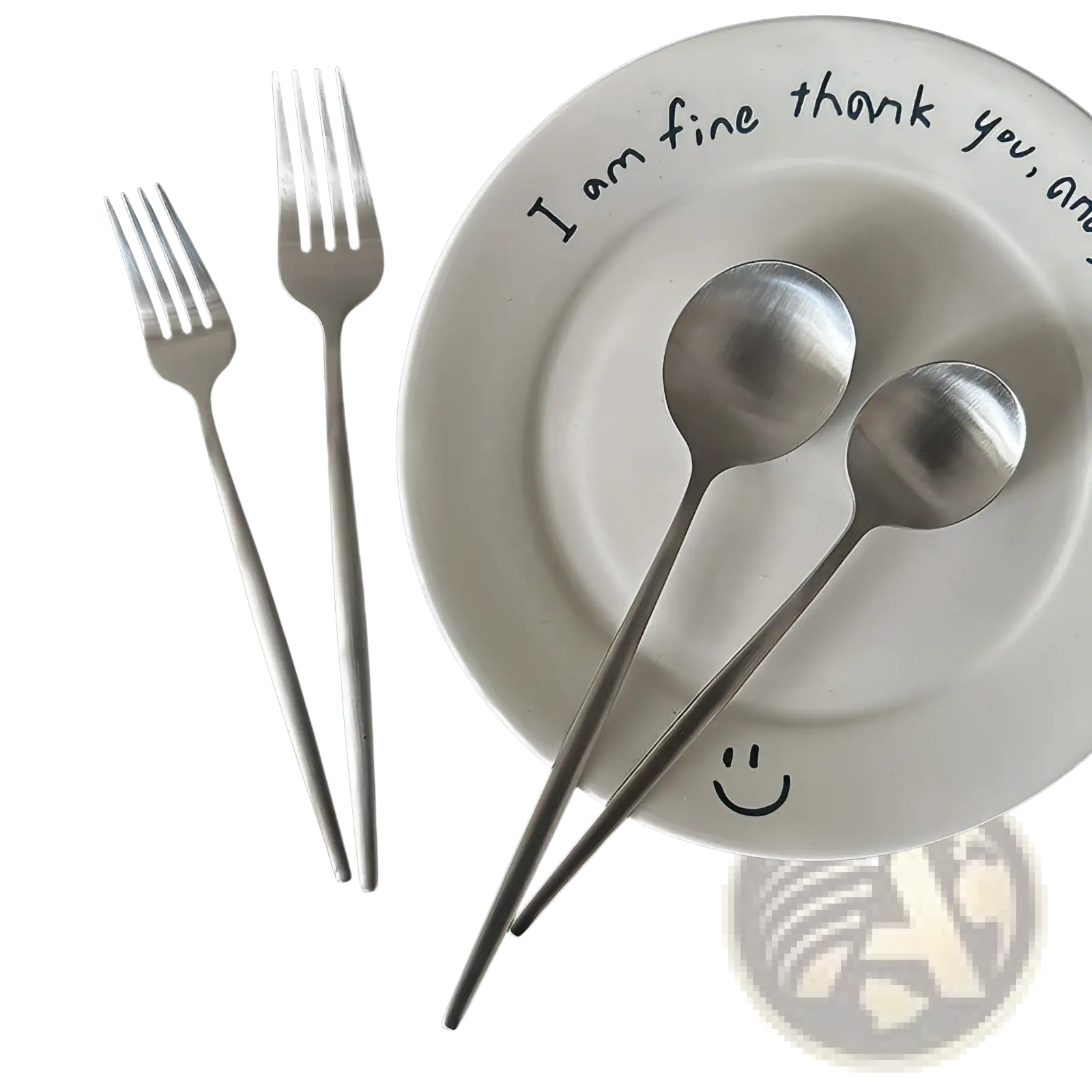 Stainless Steel Matte Cutlery Set Minimalist Flatware