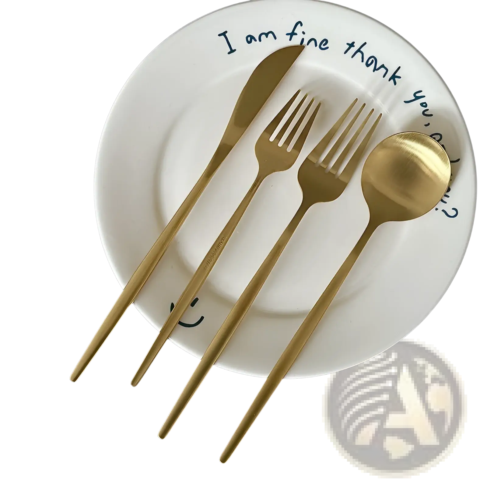 Stainless Steel Matte Cutlery Set Minimalist Flatware