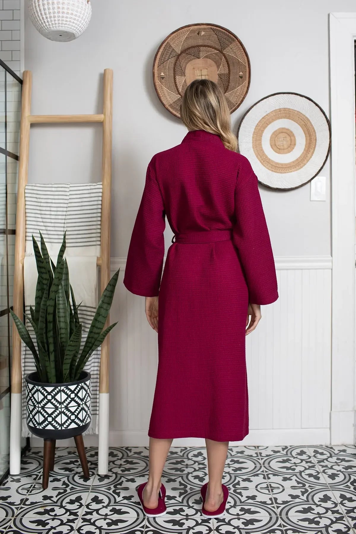 Waffle Robe Womens – Lightweight, Quick-Dry