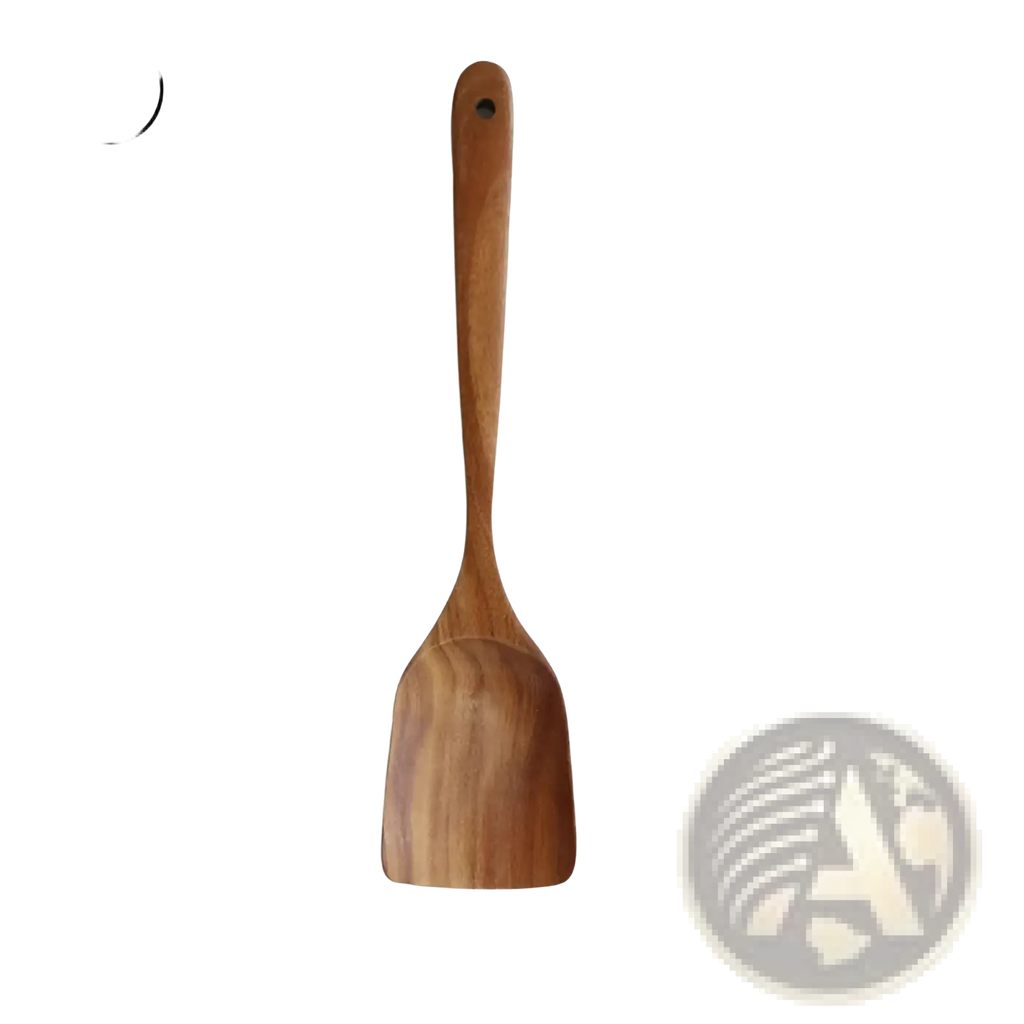 Teak Wood Cooking Utensil Set 4 Piece Kitchen Tools