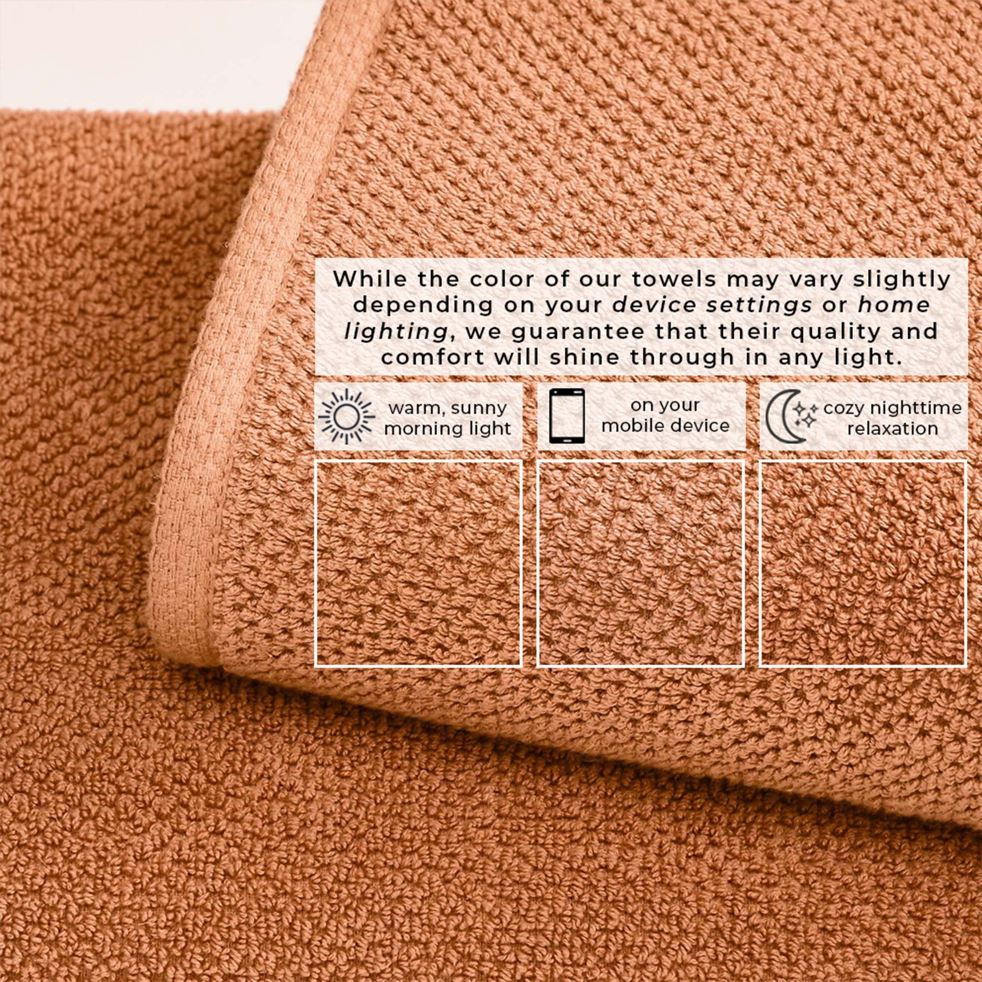 Cotton Textured Bath Towel Set - Acacia Collection