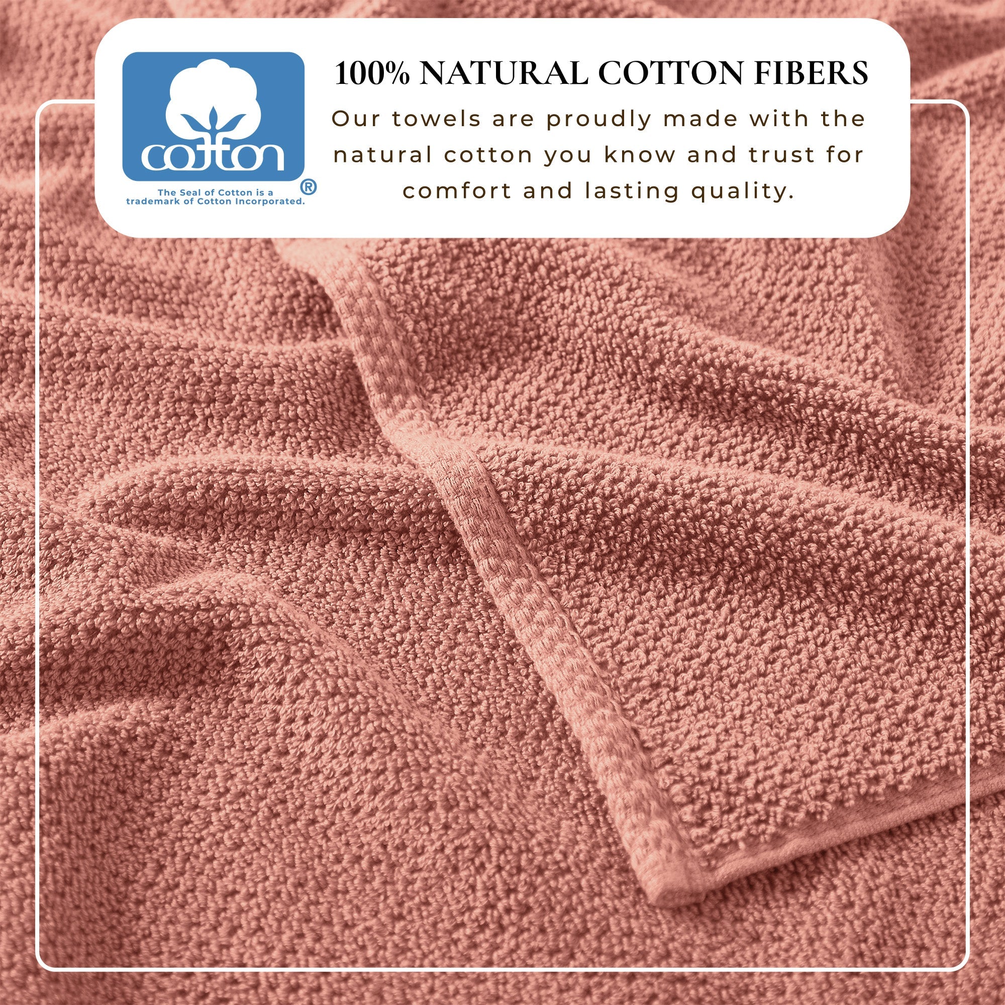 Cotton Textured Bath Towel Set - Acacia Collection