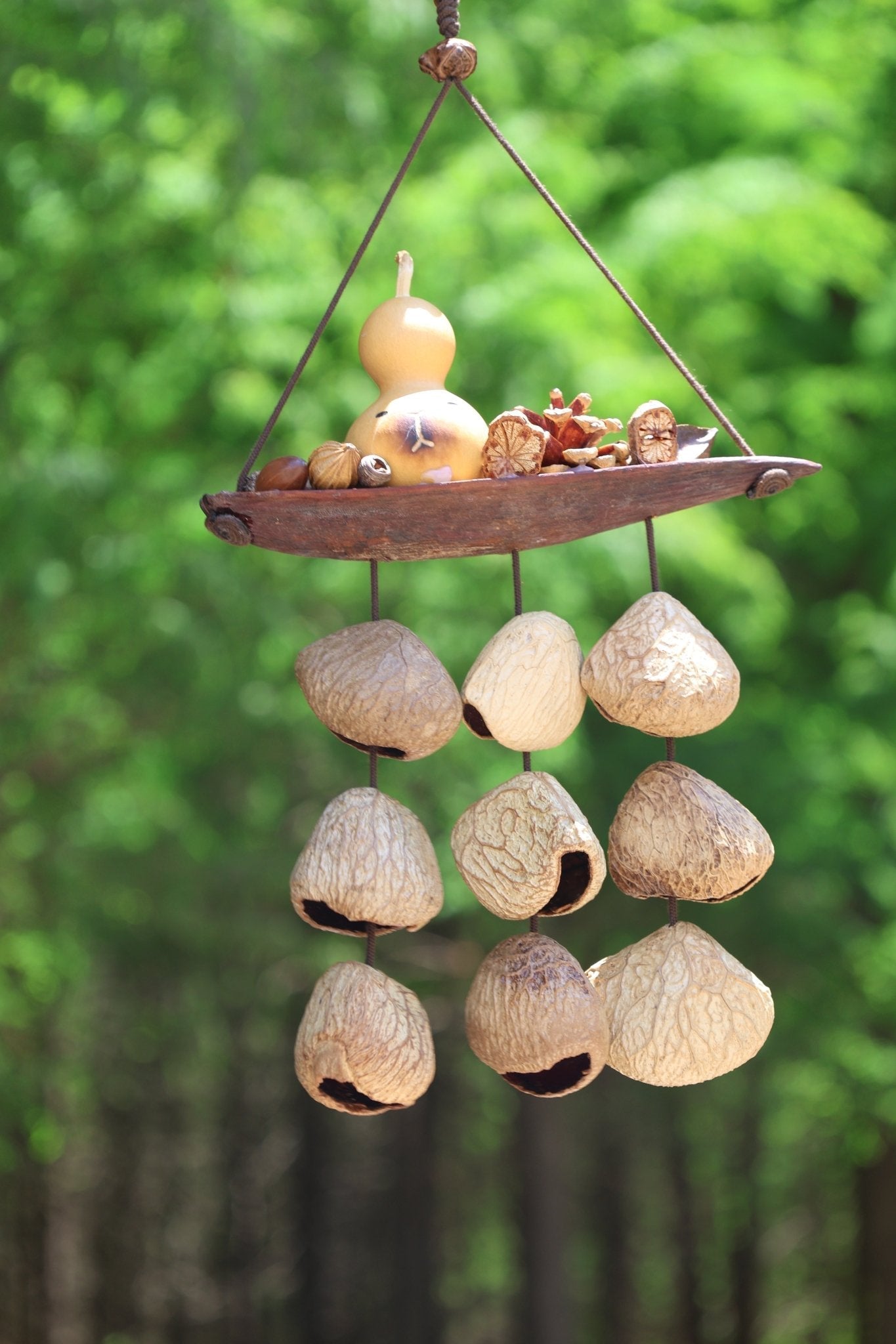 "Lucky Gourd Ark" Gourd Seed Wind Chime
